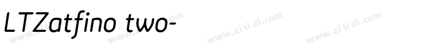 LTZatfino two字体转换